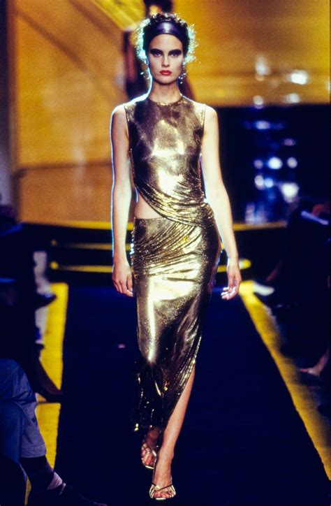 versace dresses 1997|Versace runway dresses.